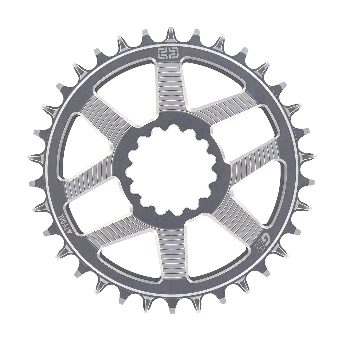 E*Thirteen Helix Race GR Chainring 36T Silver