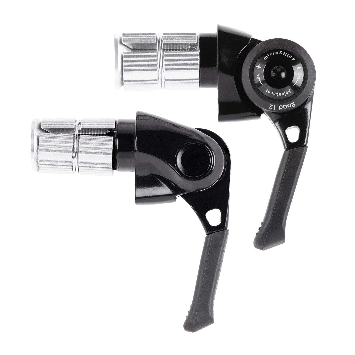 microSHIFT Road 2x12 Speed Bar End Shifter Set - Shimano Road Compatible