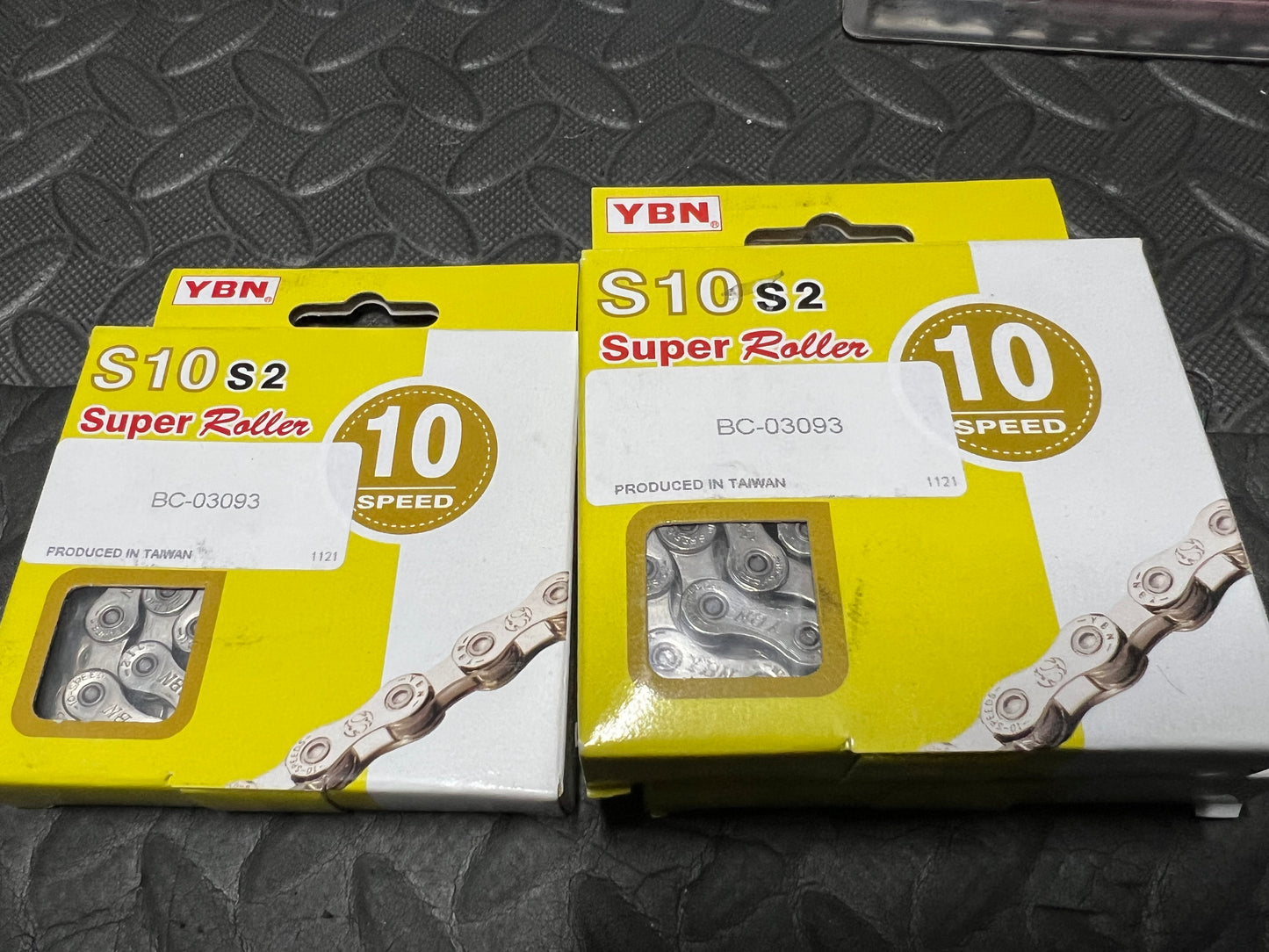 Bike chain YBN S10 speed Silver/Silver