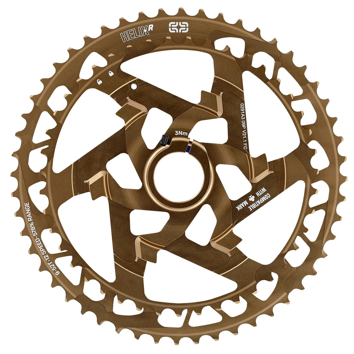 Helix Race Cassette 12s AL Cogs e*thirteen Bronze