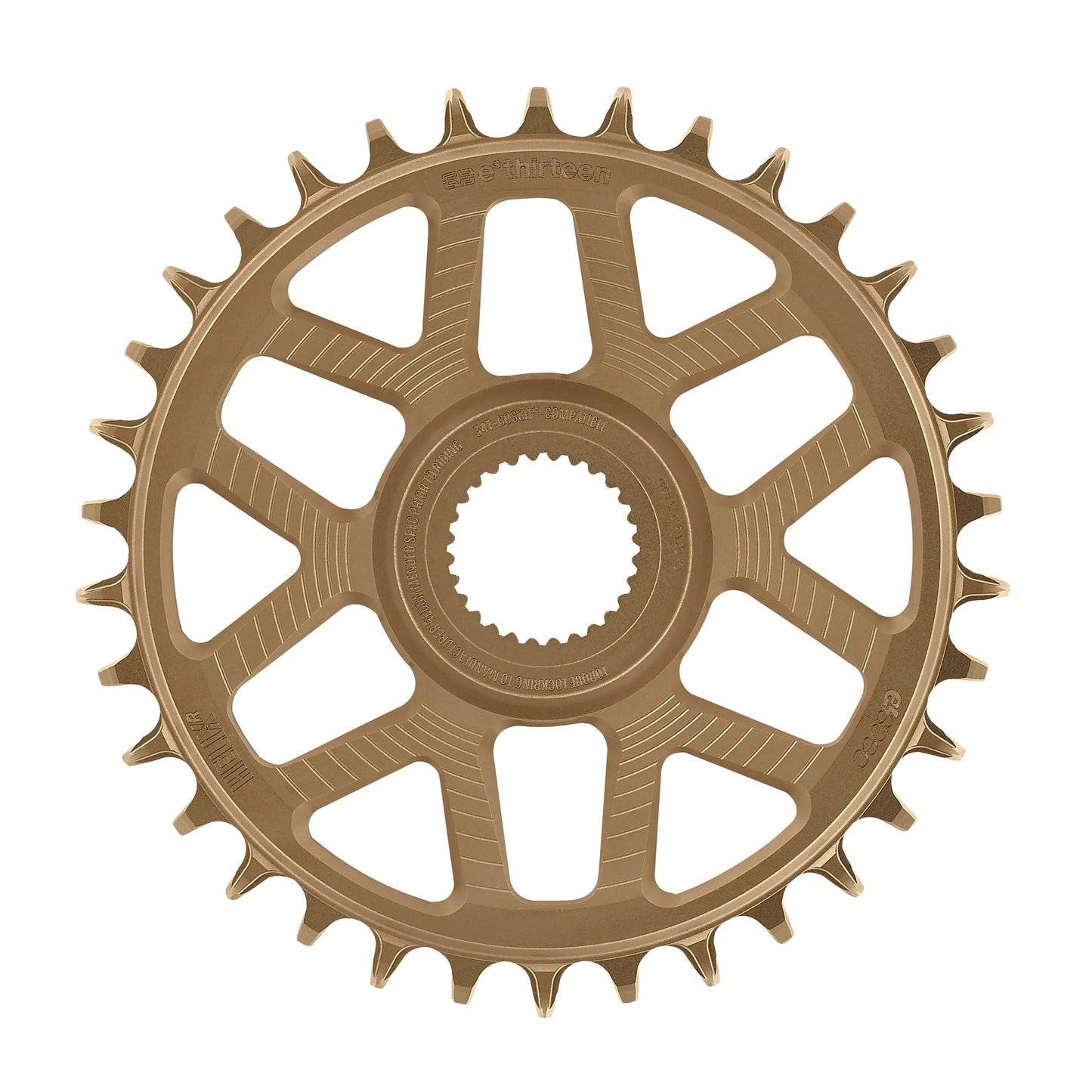 ethirteen espec Chainring for Bosch CX/SX - 34T, 13mm Offset, Bronze
