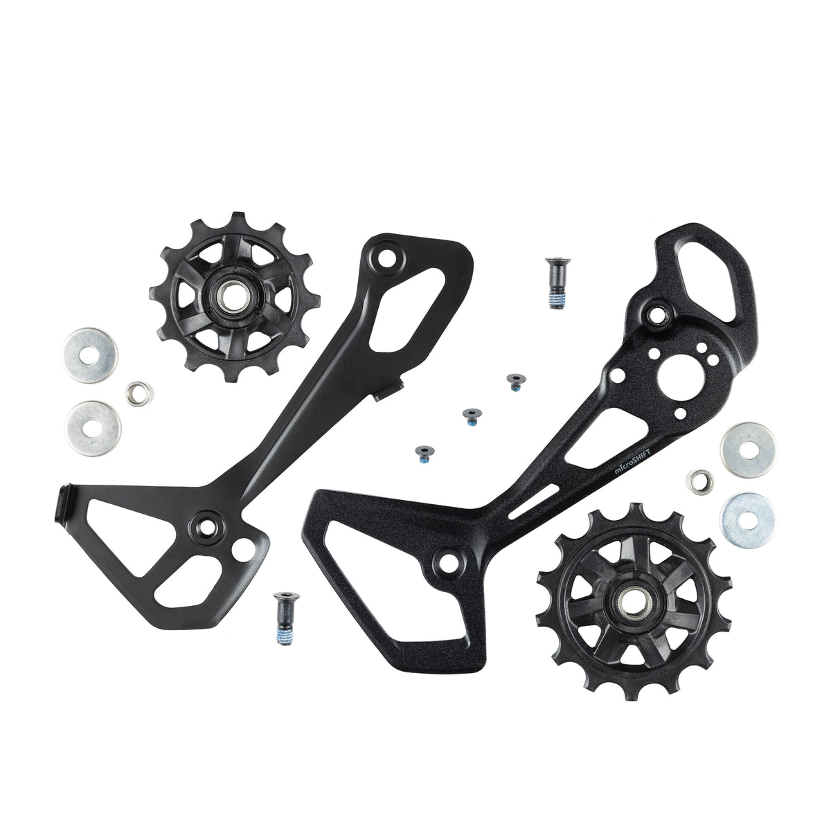 microSHIFT Sword 2x Rear Derailleur Cage Kit with Pulleys